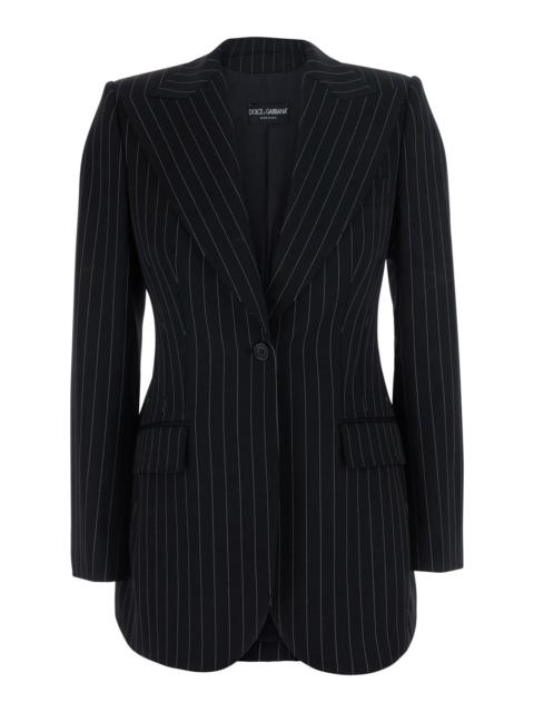 Dolce & Gabbana Dolce & Gabbana Women Turlington Blazer Pinstriped