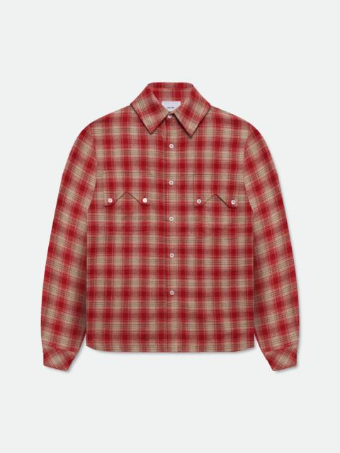 Rhude FLANNEL OVERSHIRT