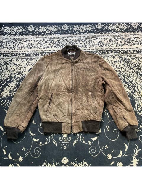 Other Designers Schott × Vintage - 🔥🔥RARE🔥🔥 80s Vintage Schott Suede Leather Jacket