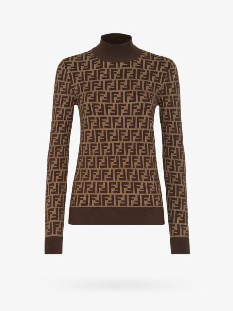 FENDI Fendi Cotton Sweater With Ff Motif