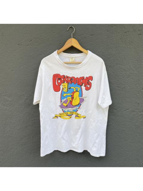 Other Designers Vintage - 🔥RARE🔥 80s The Cockroaches Powering Your Way Band Tee