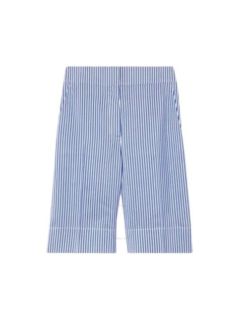 Burberry Asian Version Striped Silk Quality Shorts