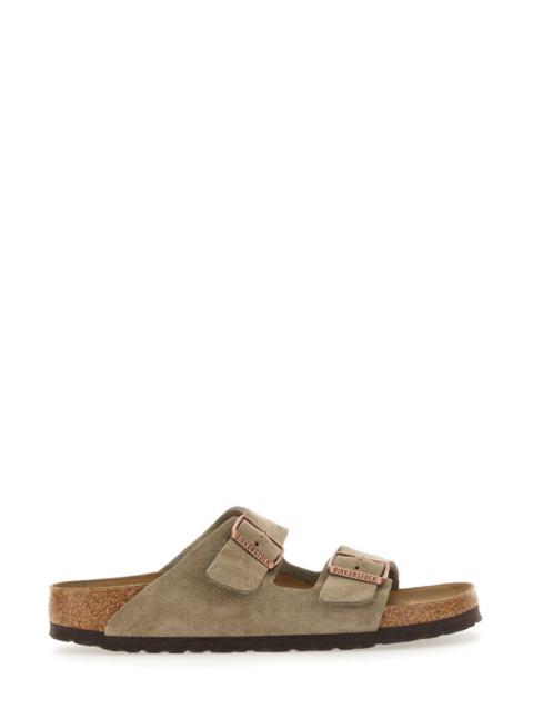 BIRKENSTOCK SANDALO ARIZONA IN PELLE SCAMOSCIATA