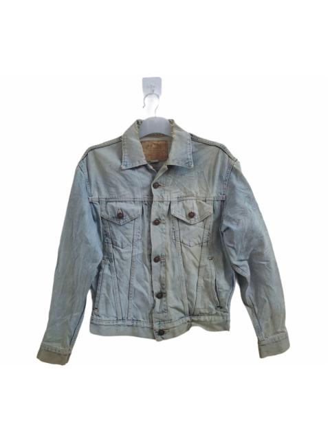 Other Designers Vintage EDWIN Distressed Denim Trucker Jacket