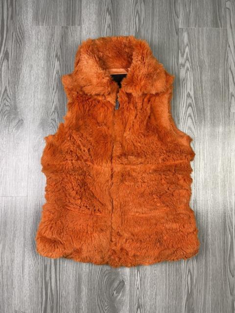 Hysteric Glamour Hysteric Glamour Fur lining zipper fox vest jacket