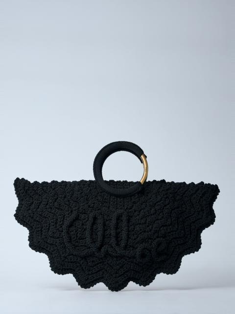 Chloé Small Bracelet Paravent Crochet Tote Bag | lncc