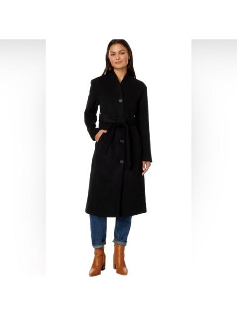 Other Designers NWT Avec Les Filles Wool Blend
Overlap Collar Coat Black Size Large‎ $189