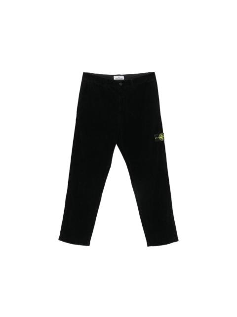 Stone Island Stone Island Black Trousers - Regular & Straight-Leg Trousers Men