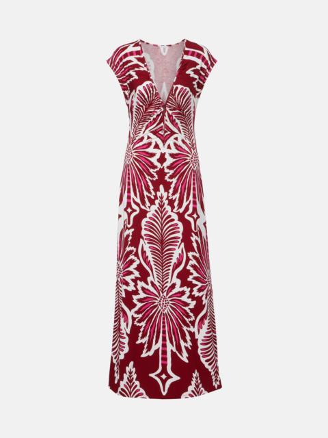 Poupette St Barth Nova floral jersey maxi dress