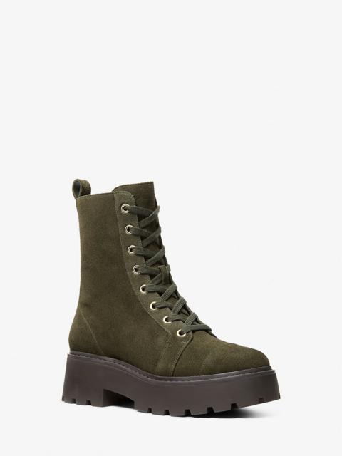 MICHAEL KORS Blake Suede Combat Boot