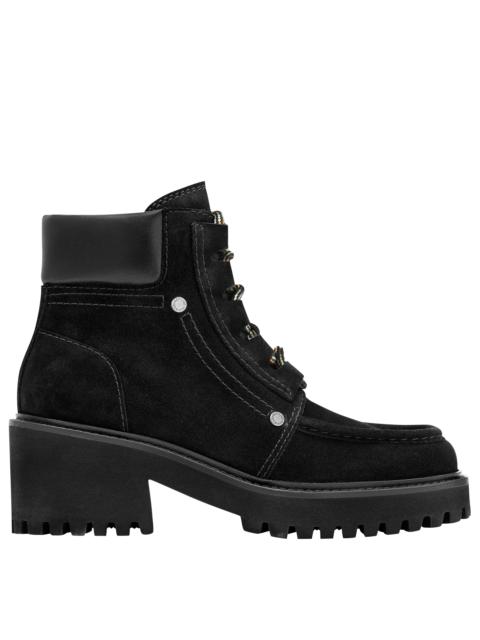 Longchamp La Baroudeuse Boots Black - Leather