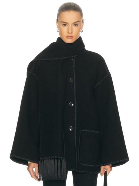 TOTEME Embroidered Scarf Jacket