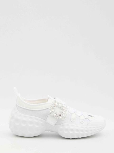 Roger Vivier Roger Vivier Women Sneakers With Crystal-Embellished Buckle