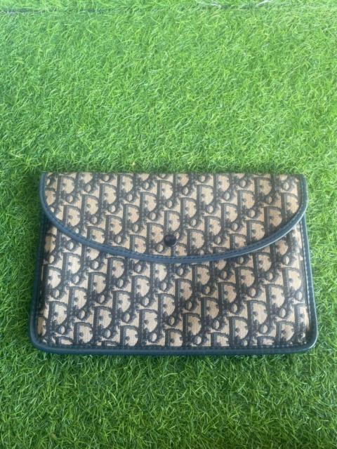 Dior Authentic Christian Dior Oblique Blue FROM NEVERFULL TOTE