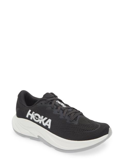 HOKA HOKA Rincon 4 Running Shoe in Black /White at Nordstrom