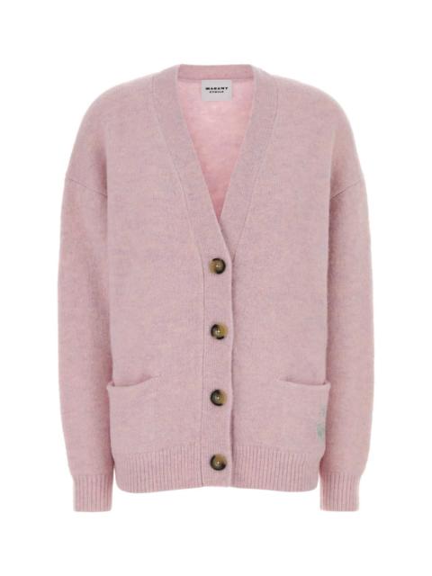 Isabel Marant Étoile Isabel Marant Etoile Women Melange Pink Alpaca Blend Eborah Cardigan