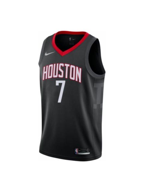 Nike Men's Nike NBA Retro Basketball Jersey/Vest SW Fan Edition Houston Rockets Anthony No. 7 Black 87720