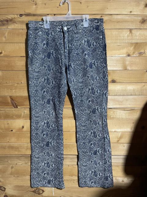 Japanese Brand - Vintage glamdy snek pants