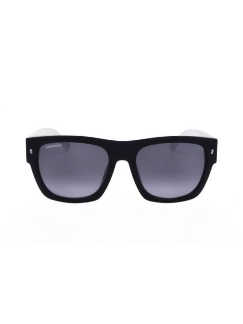 DSQUARED2 Dsquared2 Men's Black Rectangular Sunglasses ICON 0004/S