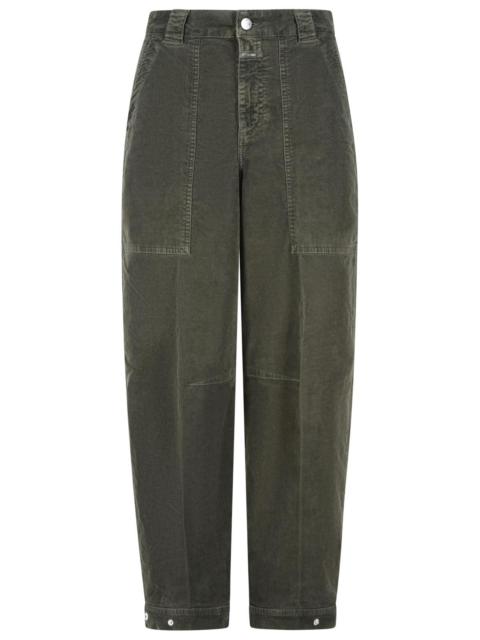 CLOSED Closed RHANNON Green Cotton Pants