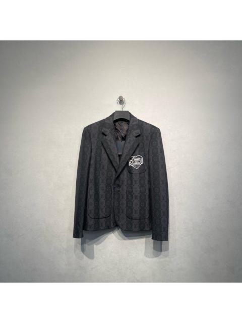 Louis Vuitton Louis Vuitton x Nigo collaboration logo-printed single-breasted blazer