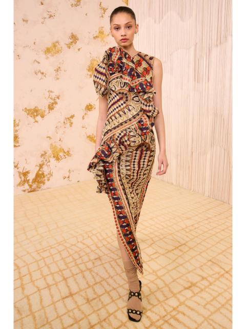 ULLA JOHNSON Estela Jacquard Sleeveless Dress