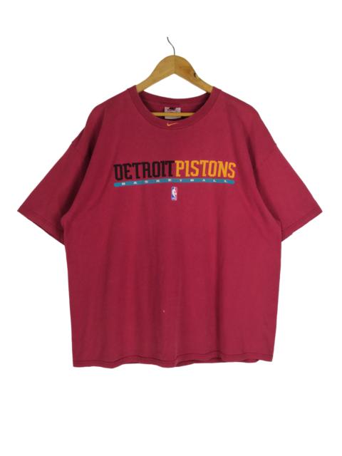 Nike Vintage 90s Nike T-Shirt Detroit Pistons Basketball Tee
