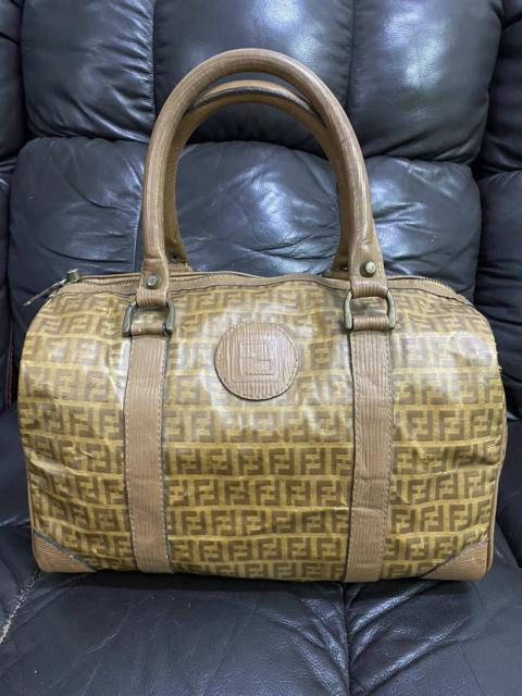 Authentic Vintage Fendi Zucca Monogram Boston Bag