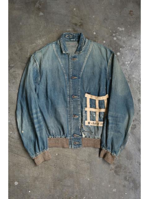 Kapital Kapital - F/W 23 - Prisoner-Craft Tattersall Denim Jacket