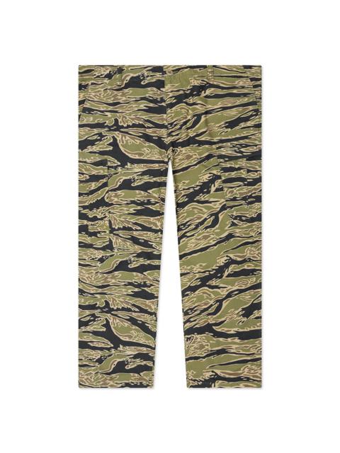 WACKO MARIA TIGER CAMO 6 POCKET TROUSERS - OLIVE