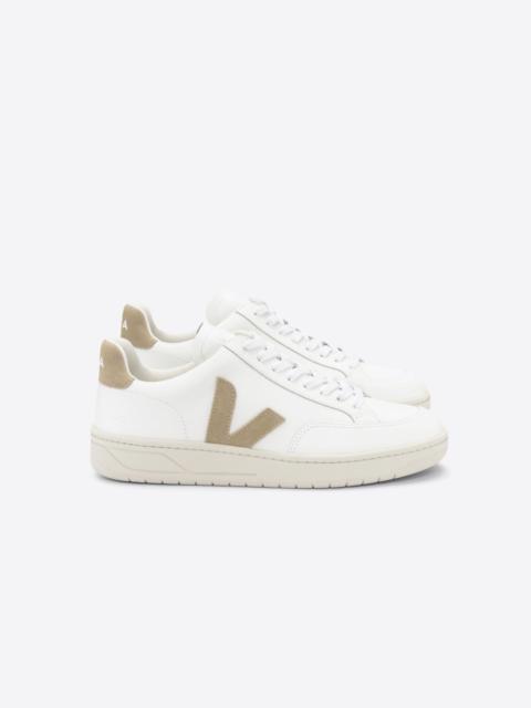 VEJA V-12 LEATHER WHITE DUNE