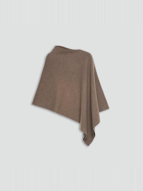 Theory Draped Poncho in Felted Wool-Cashmere