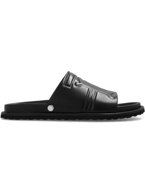 Burberry Burberry Thornton Leather Slides Black