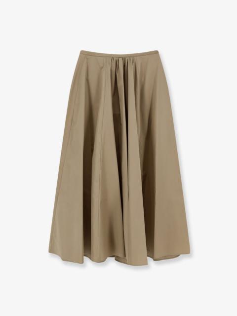 Aspesi Aspesi Cotton Long Skirt Beige