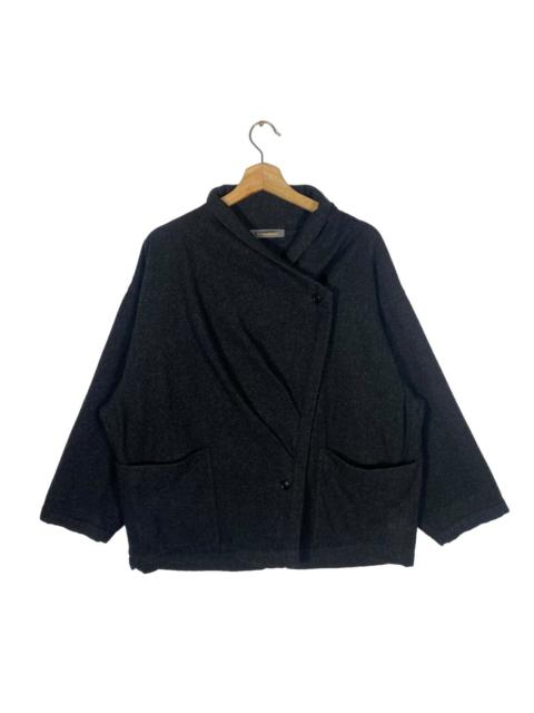 Other Designers Vintage 80s Issey Miyake Wool Wrap Jacket