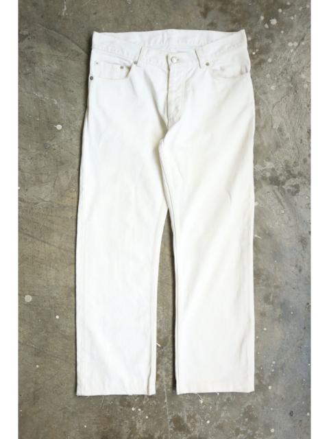 Helmut Lang Helmut Lang - 1999 - Vintage White Bootcut Denim Jean