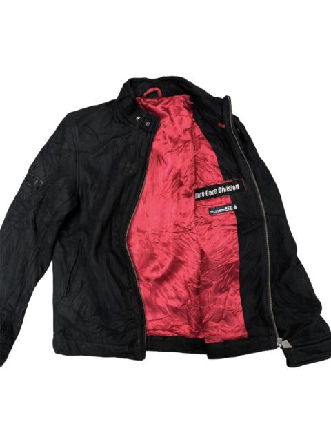 Other Designers Japanese Brand - More Core Division Wool Motorcycles Jacket