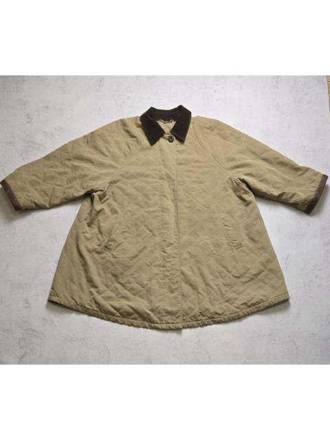 Burberry Vintage Burberrys London Women' Quilted Jacket Trench Coat