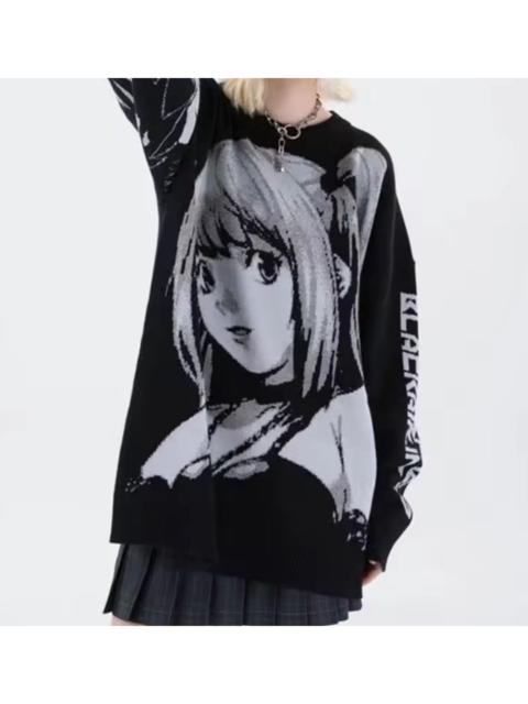 Other Designers Japanese Brand - Anime-Inspired Graphic Knit Sweater (Unbranded)