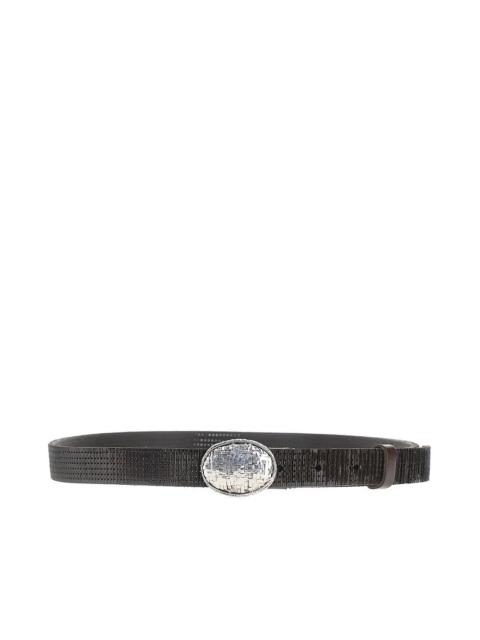 Brunello Cucinelli Brunello Cucinelli Men Texture Leather Belt