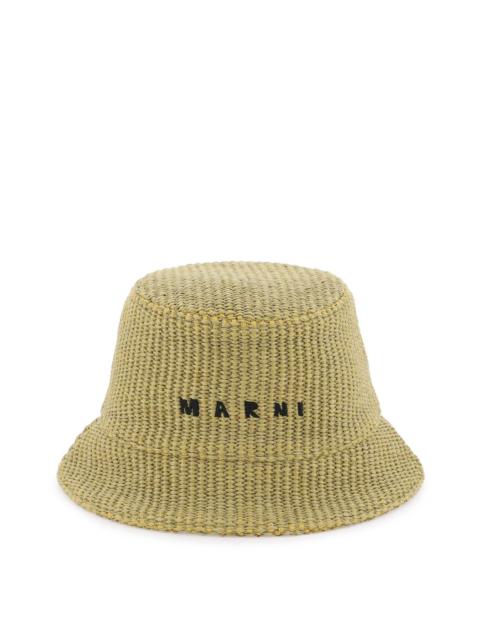 Marni Raffia Effect Bucket Hat