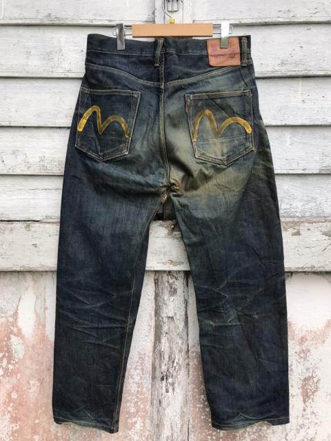 Other Designers Vintage - Vintage Evis Distressed Old Dirty Stinky Selvedge Jean