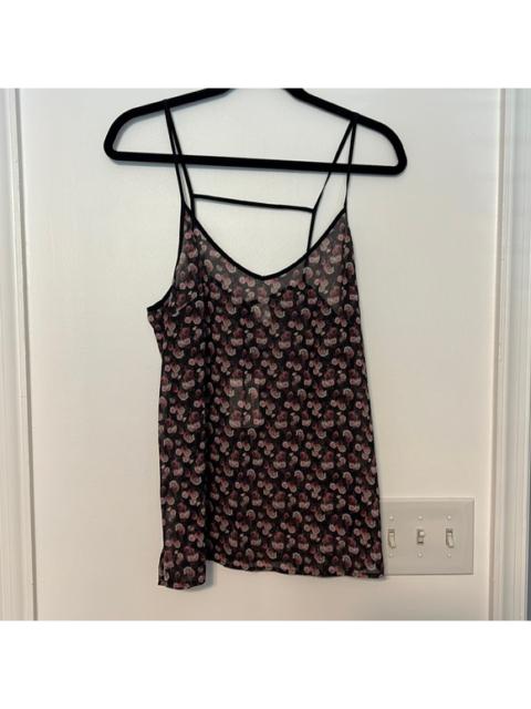 Other Designers H&M Sheer Floral Print Tank
