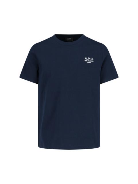 A.P.C. LOGO T-SHIRT