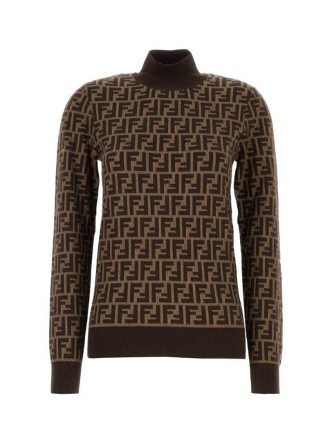 FENDI Fendi Women Embroidered Cotton Sweater