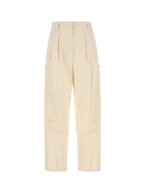 Max Mara Max Mara Women Ivory Cotton Duomo Pant