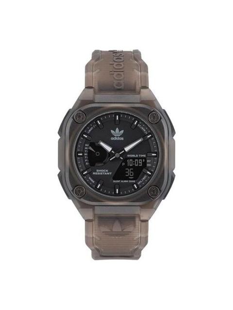 adidas adidas Gray Resin Strap Watch 'Brown Black' AOST230592I