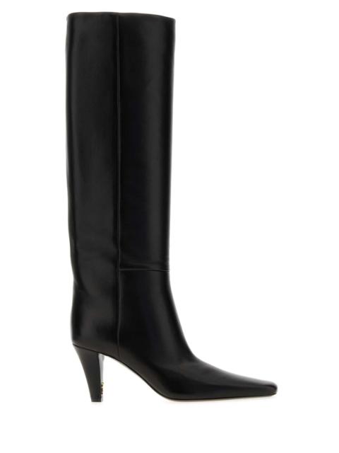 SAINT LAURENT Saint Laurent Women Black Nappa Leather Boots