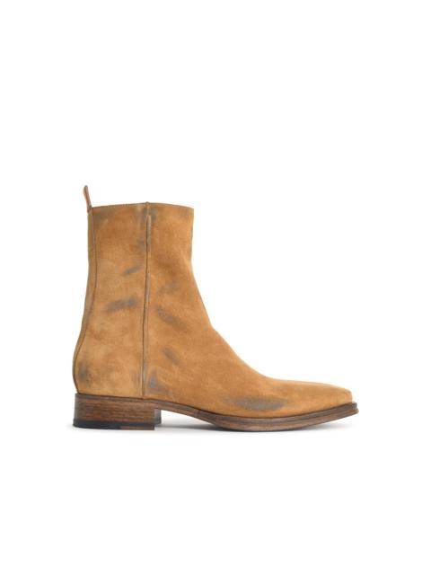 Acne Studios Acne Studios Beige Suede Ankle Boots