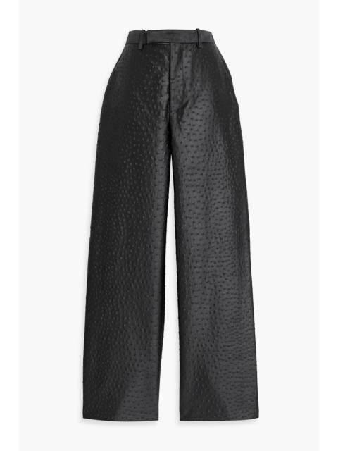 RÓHE Cloqué straight-leg pants